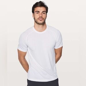 LULU LEMON Metal Vent Tech Short Sleeve - White